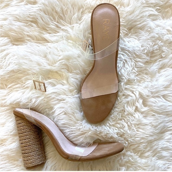 RAYE Shoes - Raye the label Clear strap  sandal heels